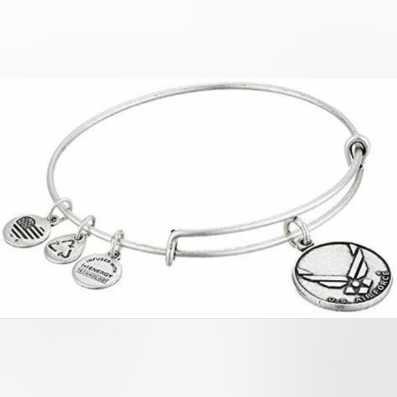 NWT, Bundle of 2 Alex and Ani Air U.S. Air Force Bracelet - Picture 10 of 12